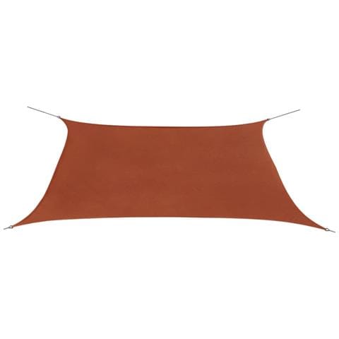 Parasole a Vela Oxford Rettangolare 2x4 m Terracotta - Foto 1
