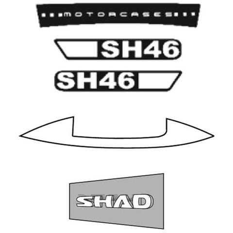 Accessori E Ricambi Shad Sh46 Shad Stickers Attrezzatura One Size - Foto 1