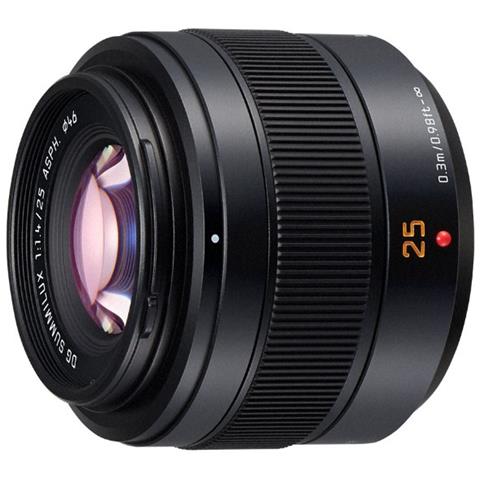 Obiettivo per Fotocamera H-XA025E Leica DG Summilux 25 mm F / 1.4 II ASPH Attacco Micro Quattro Terzi Nero - Foto 3