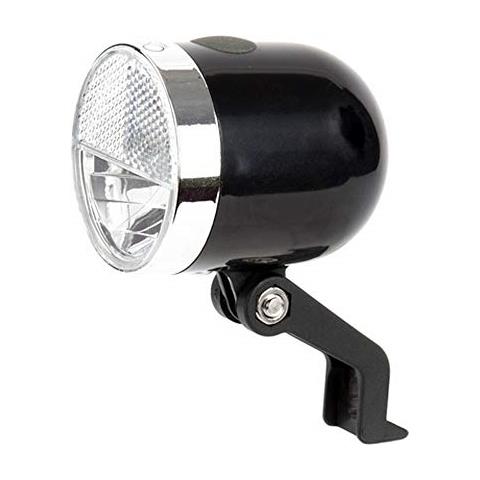 Faro Nero, Retro 1 W Led + Riflettore, Nero, S - Foto 1