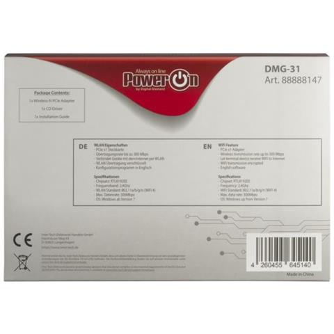 Dmg-31 Adattatore Di Rete Pci Express X1 300mbps - Foto 2