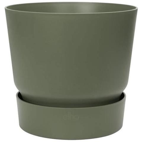 Portavaso Rotondo Greenville 40 - Outdoor - Ø 39 X H 36,8 Cm - Verde Foglia - Foto 2