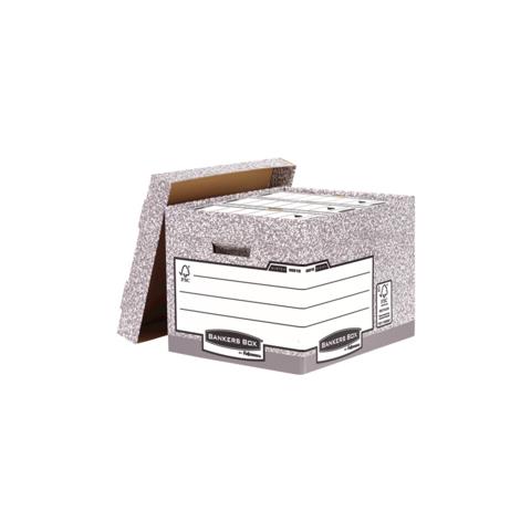 Bankers Box, 292 x 404 x 335 mm, 390 x 333 x 290 mm, A4, Grigio - Foto 5