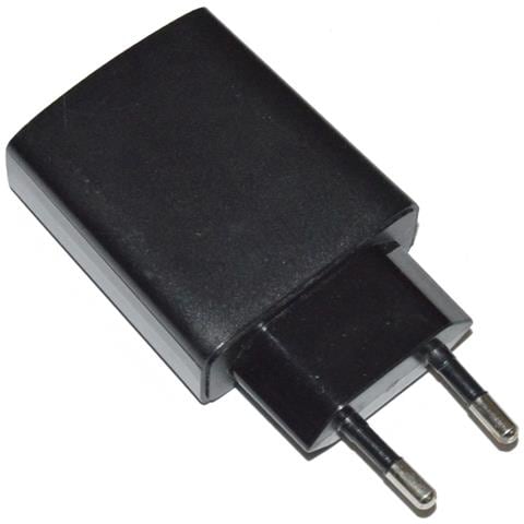 Caricabatterie Da Parete Per Casa Originale Uc15eu 10w + Cavo Usb Black Bulk - Foto 2