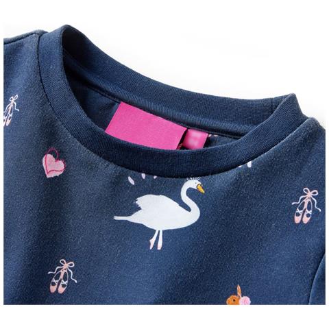 Felpa da Bambina Color Block Rosa 140 - Foto 7