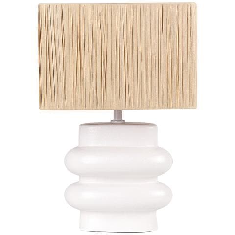 Lampada Da Tavolo Judy Ceramica Bianco - Foto 2
