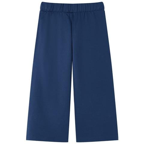 Pantaloni Per Bambini A Gamba Larga Blu Marino 140 - Foto 2