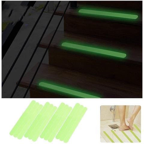 Adesivi Doccia Antiscivolo Luminosi 24 Pezzi White - Foto 1