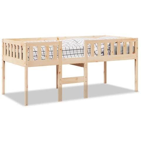 Letto Per Bambini Senza Materasso 80x200 Cm Legno Massello Pino - Foto 2
