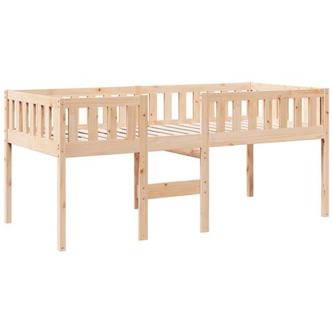 Letto Per Bambini Senza Materasso 80x200 Cm Legno Massello Pino - Foto 3