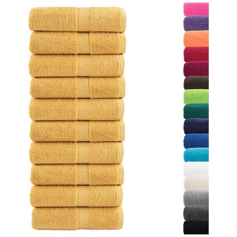 Salviette Premium Solund 10 Pz Oro 30x30 Cm 600gsm - Foto 2