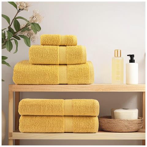 Salviette Premium Solund 10 Pz Oro 30x30 Cm 600gsm - Foto 3