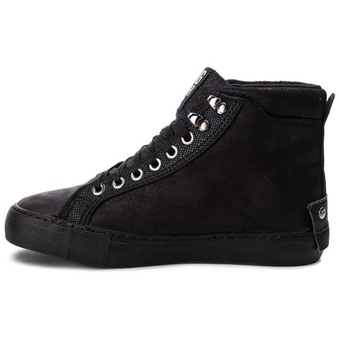 Mezze Scarpe Da Donna In Pelle Nera 36 - Foto 2