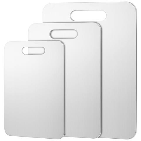 Tagliere In Acciaio Inossidabile - Facile Da Pulire  S - Foto 2