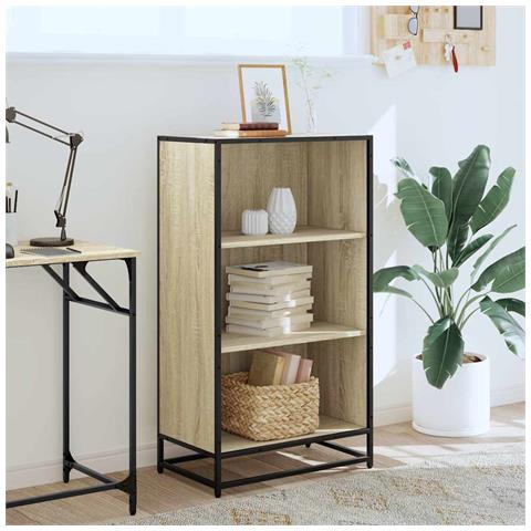 Libreria Rovere Sonoma 60x35x107,5 Cm In Legno Multistrato - Foto 3