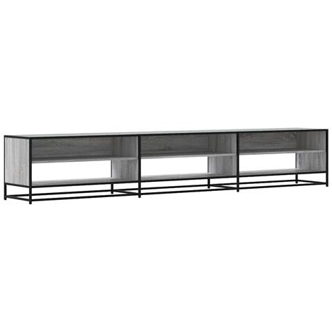 Mobile Porta Tv Grigio Sonoma 270x40x46 Cm In Truciolato - Foto 2