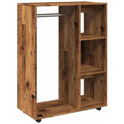 Armadio Legno Antico 80x40x110 Cm In Legno Multistrato - Foto 2