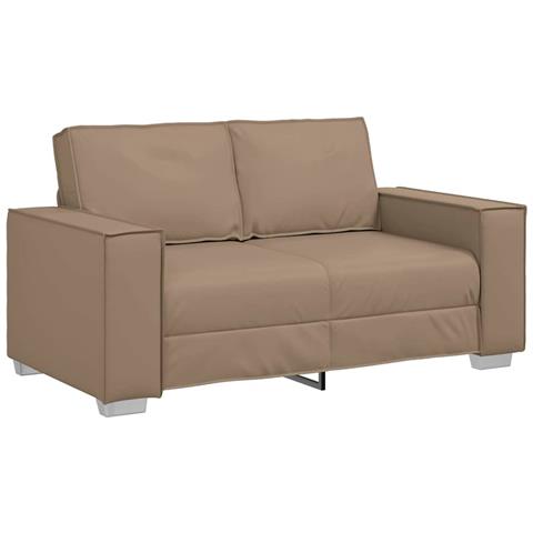 Divanetto Sofa Cappuccino 120 cm in Pelle Sintetica - Foto 1