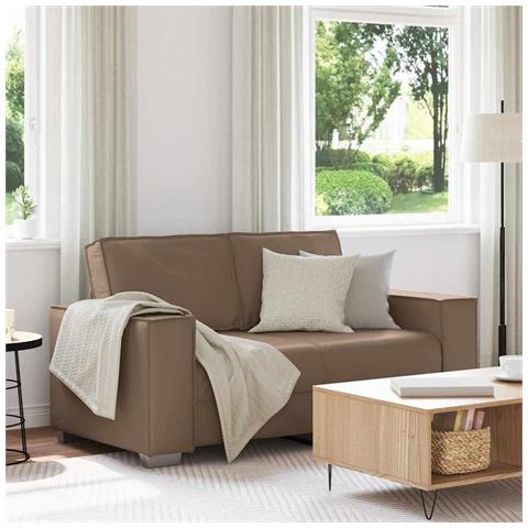 Divanetto Sofa Cappuccino 120 cm in Pelle Sintetica - Foto 2