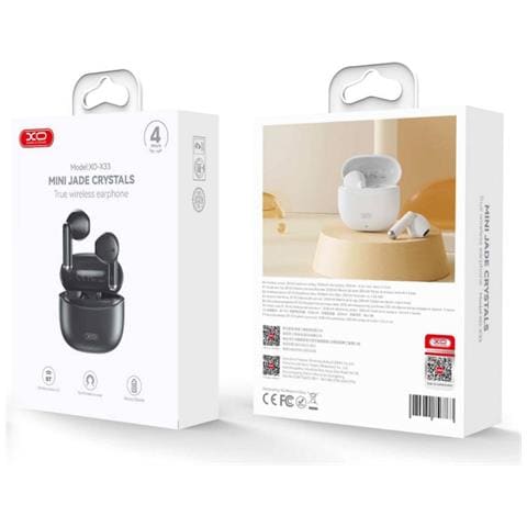 Auricolari Bluetooth 5.3 Wireless Xo X33 Con Microfono Integrato, Nero - Foto 2