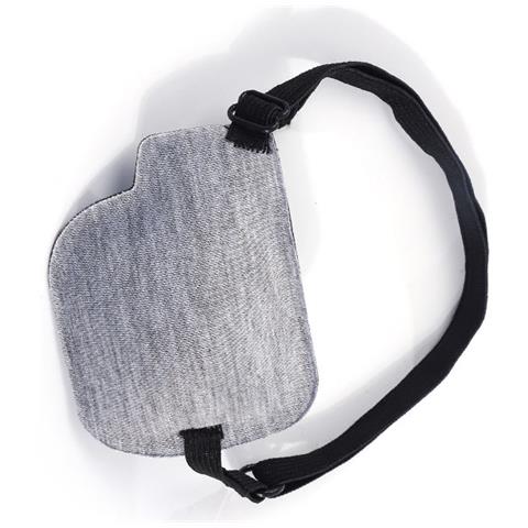 Mascherina Per Occhi 3d Con Fibbia Regolabile Per L'occhio Sinistro - Grigio - Foto 2