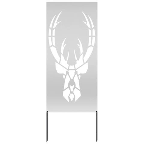 Pannello Decorativo da Giardino Argento 50 x 140 cm - Foto 1