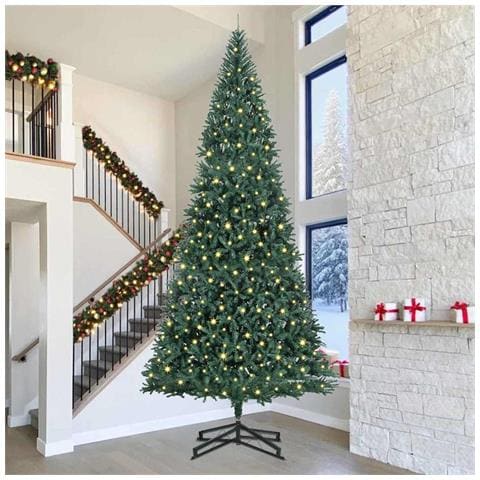 Albero di Natale artificiale pre-illuminato Verde 500 cm PVC - Foto 2