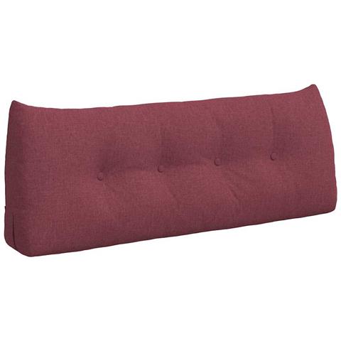 Cuscino per Schiena Rosso Vino 120 x 24 x 50 cm Tessuto - Foto 1