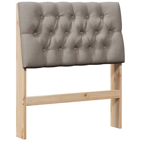 Testiera imbottita Talpa 75 cm Pino massello - Foto 1