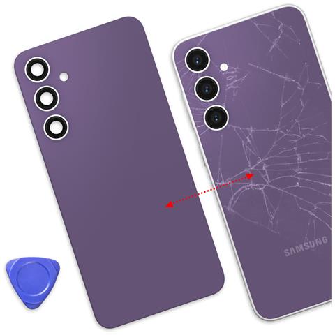 Coperchio Batteria Di Ricambio Per Galaxy S23 Fe Con Adesivo Integrato - Foto 4