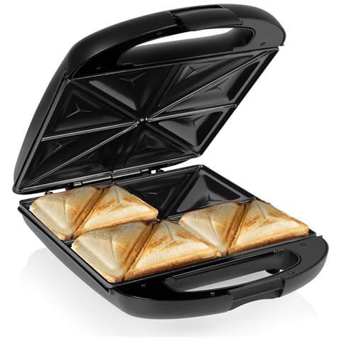 Sandwich Maker Xl - 4 Panini Alla Volta - Rivestimento Antiaderente - Protezione Da Surriscaldamento - Facile Da Usare - 1500 W - Foto 1