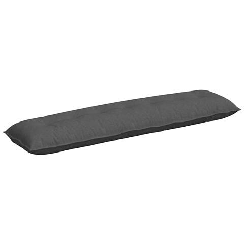 Cuscino per Schiena Grigio scuro 200 x 50 cm Tessuto in Cords - Foto 1