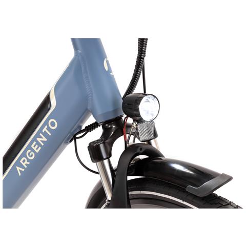 OMEGA - City eBike - Motore 250W - Batteria 374Wh - Ruote da 28" - Freni a disco meccanico con sensore cut-off - Display LCD - Doppia sospensione - Foto 17