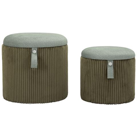 Pouf Vkh719-verde-mdf-38x38x38 Cm - Foto 1