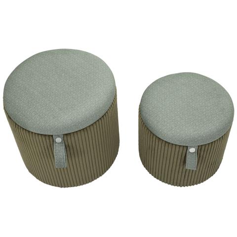 Pouf Vkh719-verde-mdf-38x38x38 Cm - Foto 2