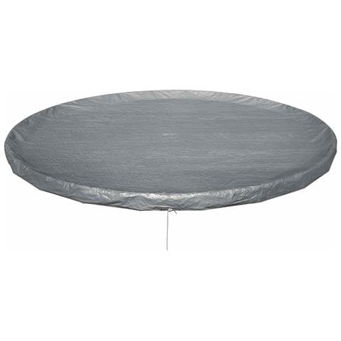 Copertura per piscina Ø6,10 m Rotondo Poliestere Grigio - Foto 2