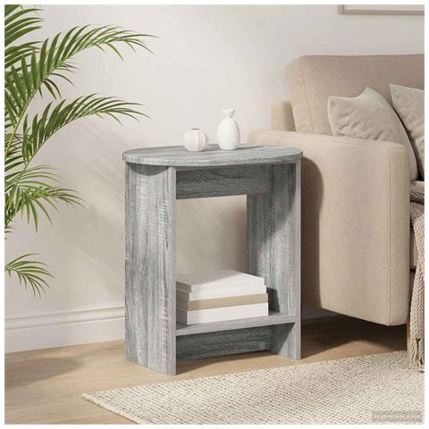 Tavolo laterale Grigio Sonoma 50 x 39,5 x 55 cm - Foto 2