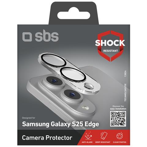 TECAMGLSAS25E protezione per lo schermo e il retro dei telefoni cellulari Protezione per obiettivo della fotocamera Samsung 1 pz - Foto 2
