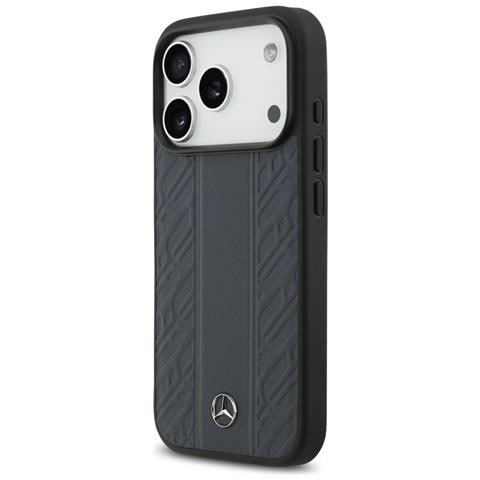 Custodia Per Iphone 17 Pro Blu In Pelle Magsafe Mercedes - Foto 2