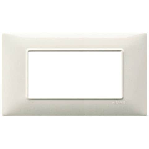 Placca 4 Moduli Bianco Granito Plana 14654.06 - Foto 2