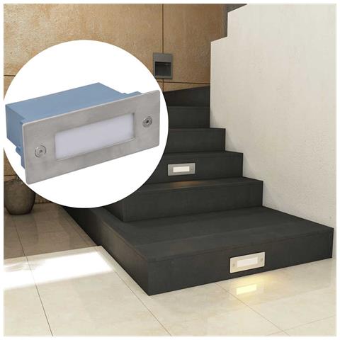 Set 2 Luci Da Incasso A Led Per Le Scale 44 X 111 56 Mm - Foto 2