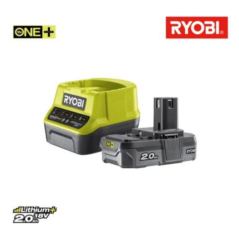 Battery Pack 18v 2.0ah Oneplus Lithiumplus - 1 Caricabatterie Rapido 2.0ah Rc18120-120 - Foto 2