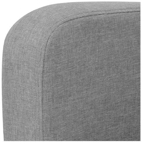 Divano A 2 Posti 135x65x76 Cm Grigio Chiaro - Foto 2
