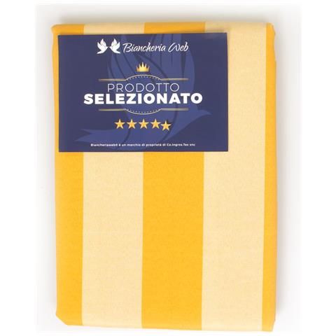 Tenda Da Sole A Caduta Per Esterno Balcone Casa Telo Ombra Modello Riga Larga 145x300 Giallo - Foto 7