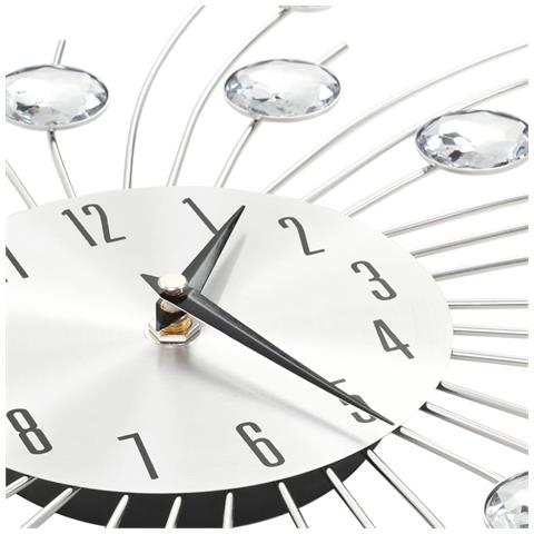 Orologio Da Parete Con Movimento Al Quarzo Design Moderno 50 Cm - Foto 6