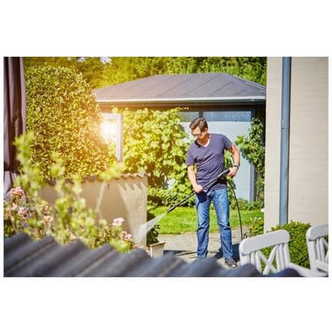 128470921 Idropulitrice ad Alta Pressione 110 Bar con Carrello Integrato, 1400 W, 230 V, Black, Blue - Foto 4