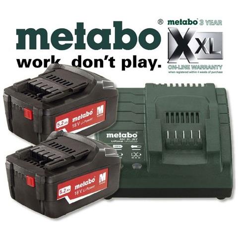 Asc3036 Caricatore Con 2 Da Batteria 18v 52ah - Foto 1