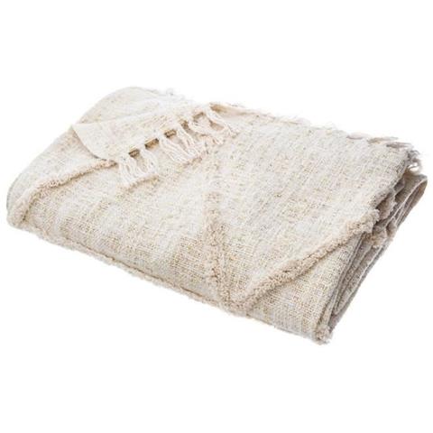 Plaid Letto - 130 X 180 Cm - Beige - Foto 1