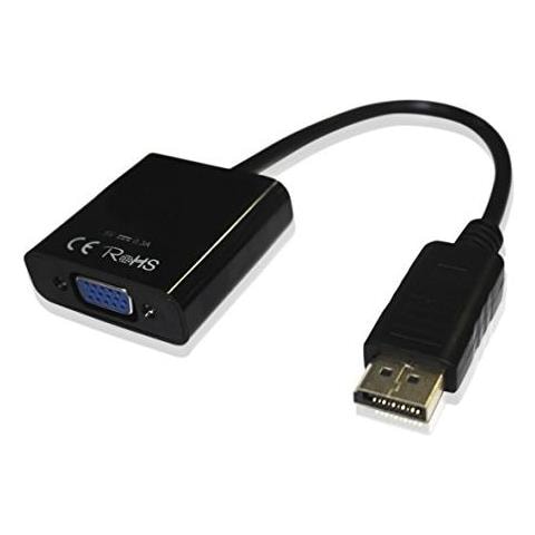 appC15, DisplayPort, VGA, Maschio / femmina, Nero, ABS sintetico, 1920 x 1200 Pixel - Foto 1