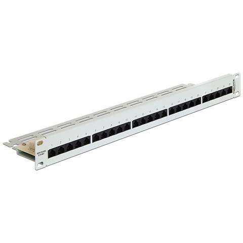 43113, Grigio, Metallo, 19" 1U, RJ45, Cat. 3, Scatola - Foto 1